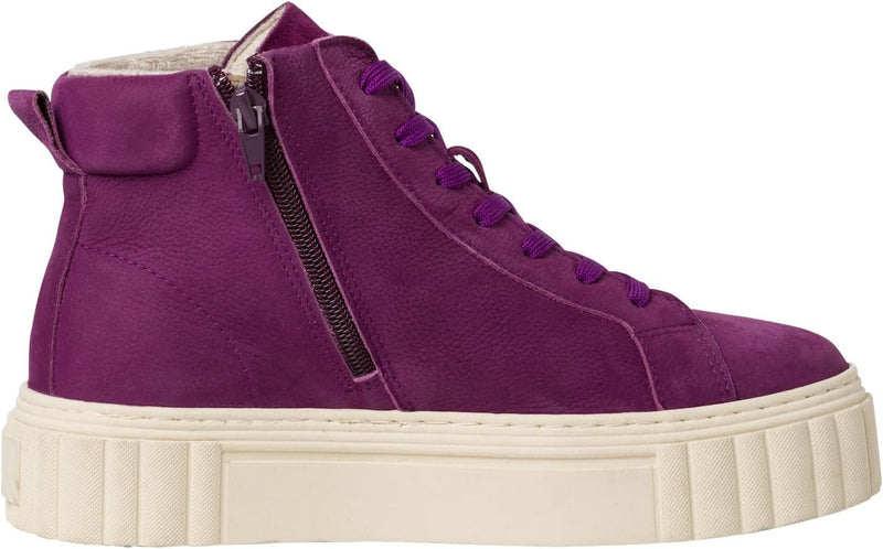 Tamaris Damen High-Top Sneaker, Frauen Halbschuhe,Wechselfussbett 39 EU Purple, 39 EU Purple