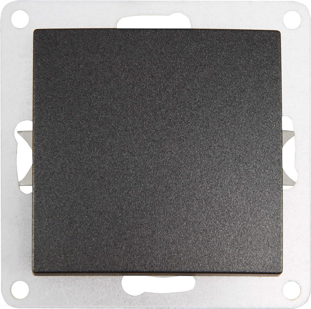 MC POWER - 40er Pack Wechselschalter | FLAIR | Schalter Set im Vorteilspack mit Klemmanschluss, anth