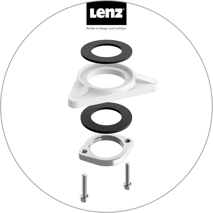Lenz NEXO² Küchenarmatur mit Handbrause nickel-matt 46070022, Nickel-matt