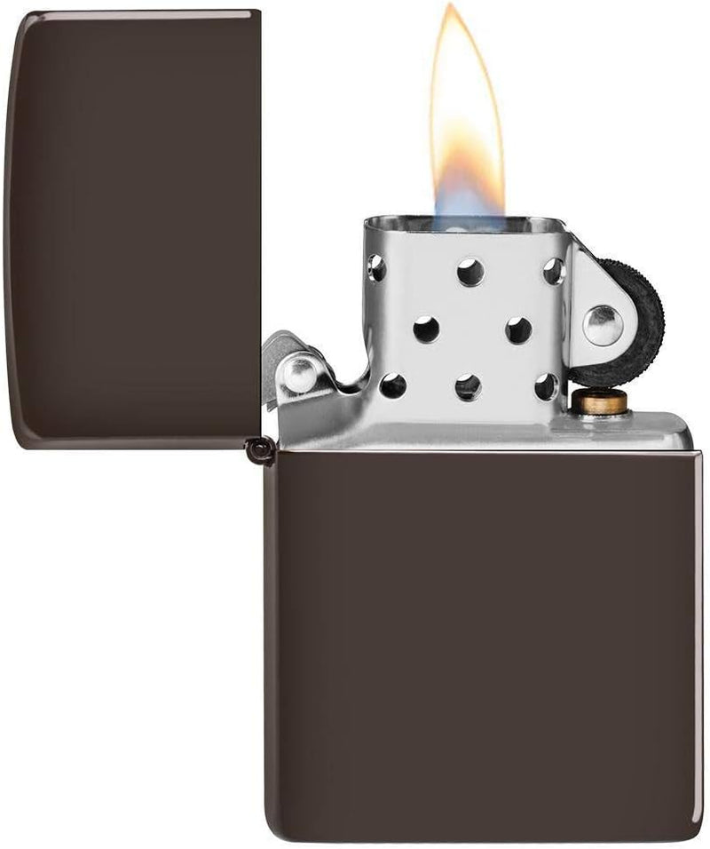 Zippo Farbige Feuerzeuge Braun Ohne Logo, Braun Ohne Logo