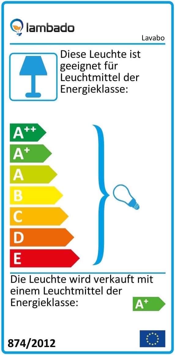 lambado® LED Aufbaustrahler IP44/Deckenstrahler Set inkl. 230V GU10 Spots - Wasserschutz für Bad & A