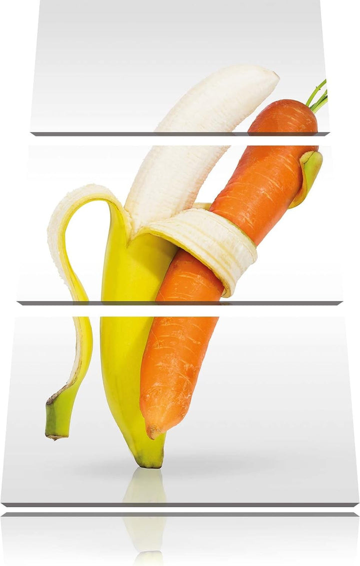 Pixxprint Traumhaftes schwarzes Einhorn als Leinwandbild/Grösse: 3 Teilig (120x80) / Wandbild/Kunstd