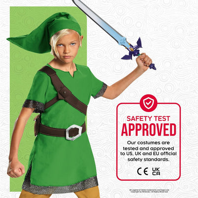 DISGUISE Link Klassisches Kostüm, X-Large (40-42) XL Einfarbig, XL Einfarbig