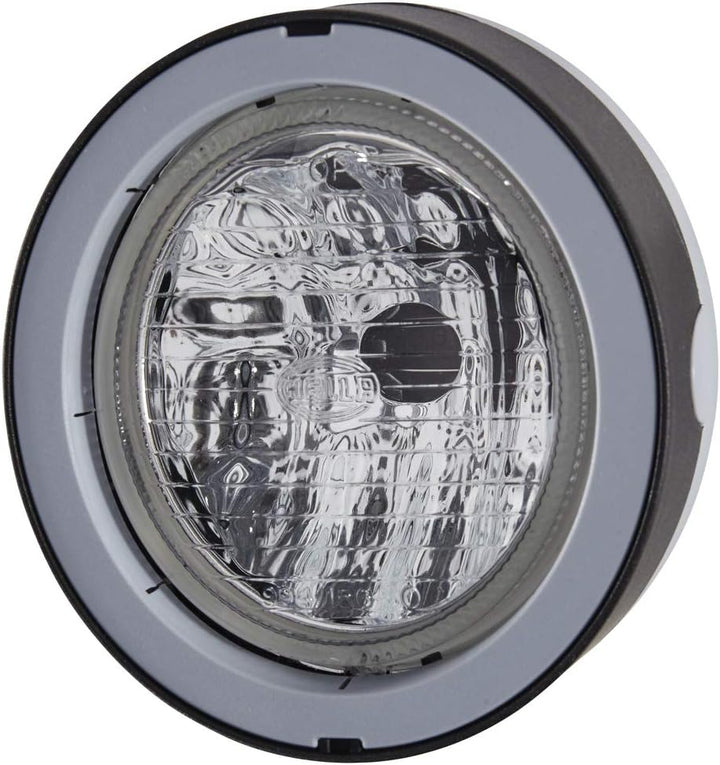 HELLA - Halogen-Arbeitsscheinwerfer - Mega Beam - 24/12V - Einbau/Schraubanschluss - 4-Punkt Befesti