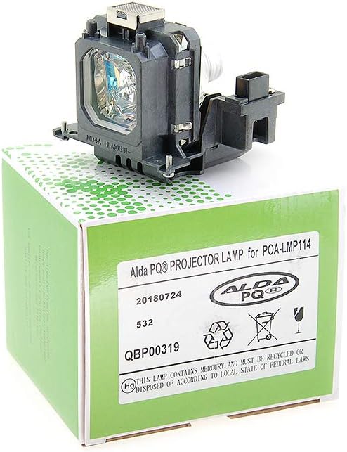 Alda PQ-Premium, Beamerlampe / Ersatzlampe für SANYO PLV-Z2000 Projektoren, Lampe mit Gehäuse