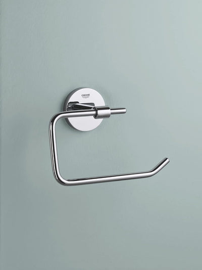 GROHE Start Cosmopolitan - Papierhalter (Material: Metall, verdeckte Befestigung, ohne Deckel, langl