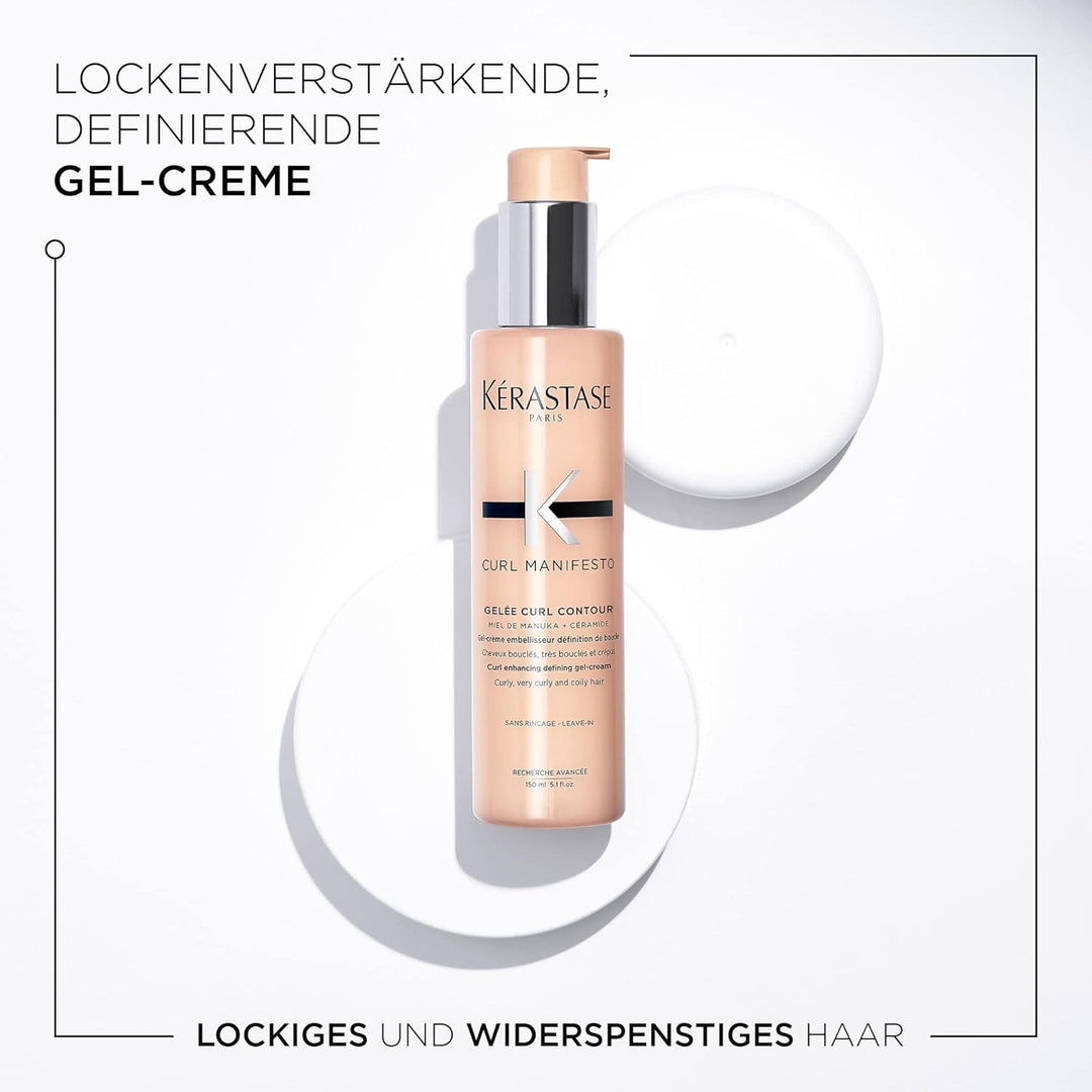 Kérastase | Pflegende Gel-Creme für lockiges und krauses Haar, Für definierte und perfektionierte Lo