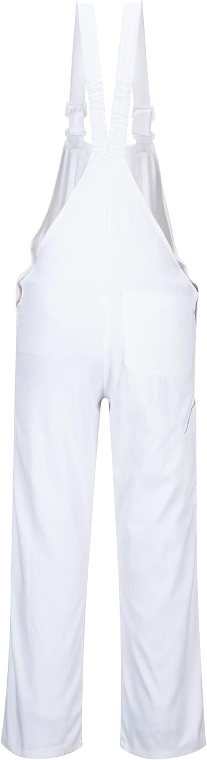 Portwest Maler-Latzhose Bolton, Grösse: 4XL, Farbe: Weiss, S810WHR4XL 4XL Weiss, 4XL Weiss