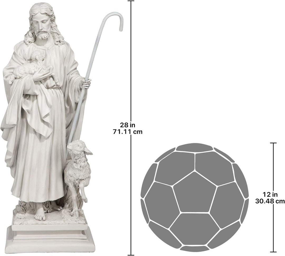 Design Toscano Jesus, der gute Hirte, Gartenstatue L, L