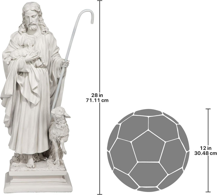 Design Toscano Jesus, der gute Hirte, Gartenstatue L, L