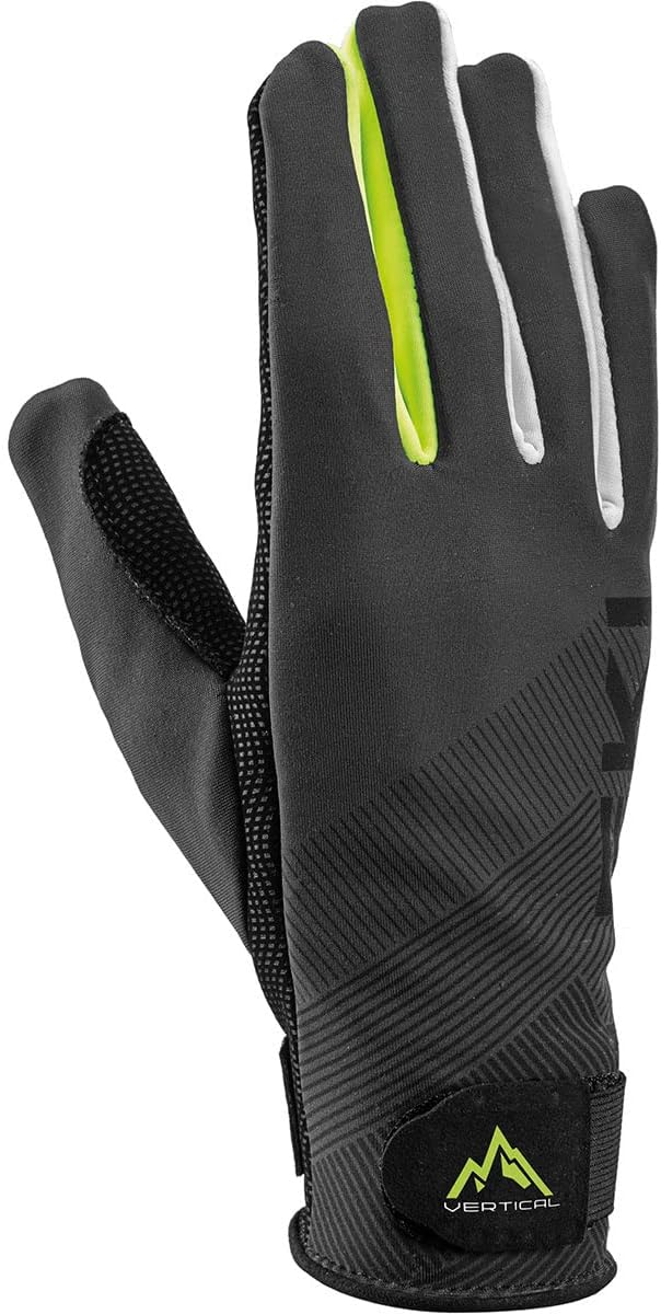 LEKI Guide Handschuhe EU 8 charcoal-neon yellow-white, EU 8 charcoal-neon yellow-white