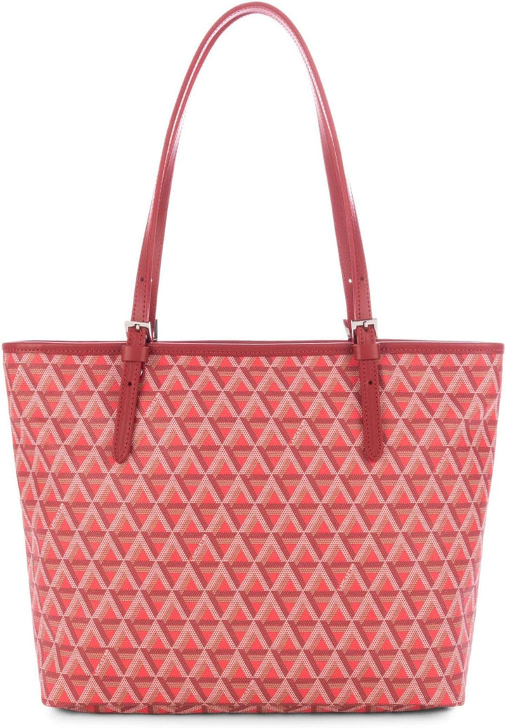 Lancaster Tasche Ikon Tote Bag 418-03-ROUGE Damen Ledertasche Handtasche Shopper Schultertasche Rot