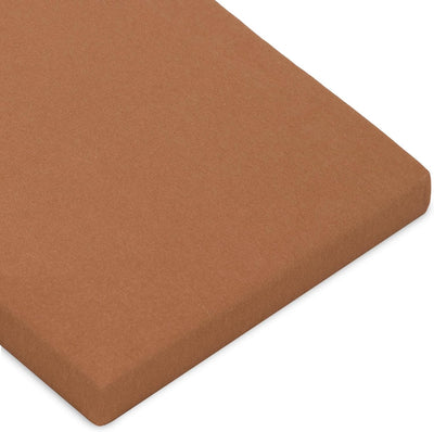CelinaTex Casca Topper Spannbettlaken 140x200-160x220 cm Schoko braun Jersey Mako Baumwolle 210g/qm