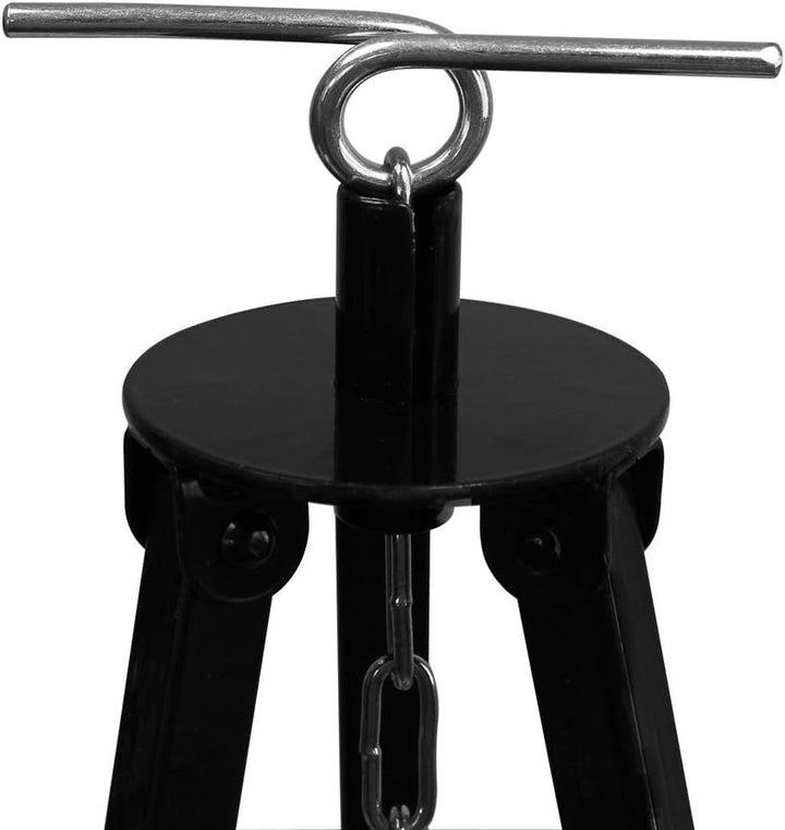 Schwenkgrill Dreibein 1,8 m Kettenhöhenverstellung mit Grillrost Edelstahl 50 cm