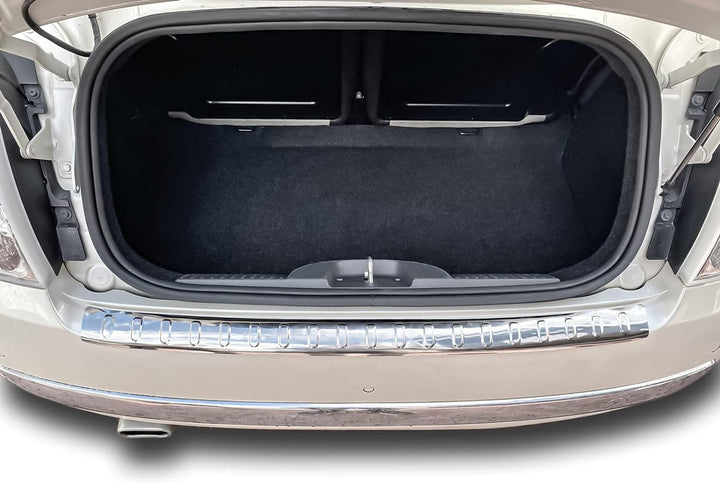 Ladekantenschutz Edelstahl CHROM kompatibel für FIAT 500 | 500C | 2007-2015 | | mit Abkantung | prem