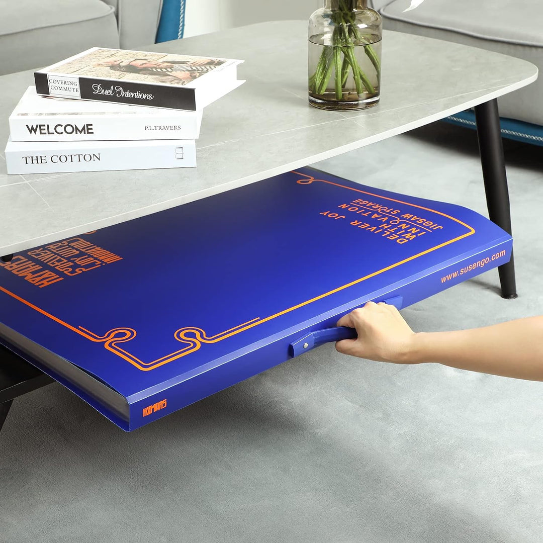 HXMARS Puzzle-Aufbewahrungsordner für 1000 Teile: Puzzle-Organizer mit grosser Kapazität, tragbar mi