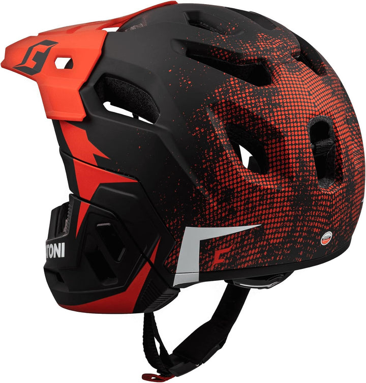 Cratoni C-Maniac 2.0 MX MTB Helm schwarz/rot 2022 Fahrradhelm S-M(52-56) schwarz-rot, S-M(52-56) sch
