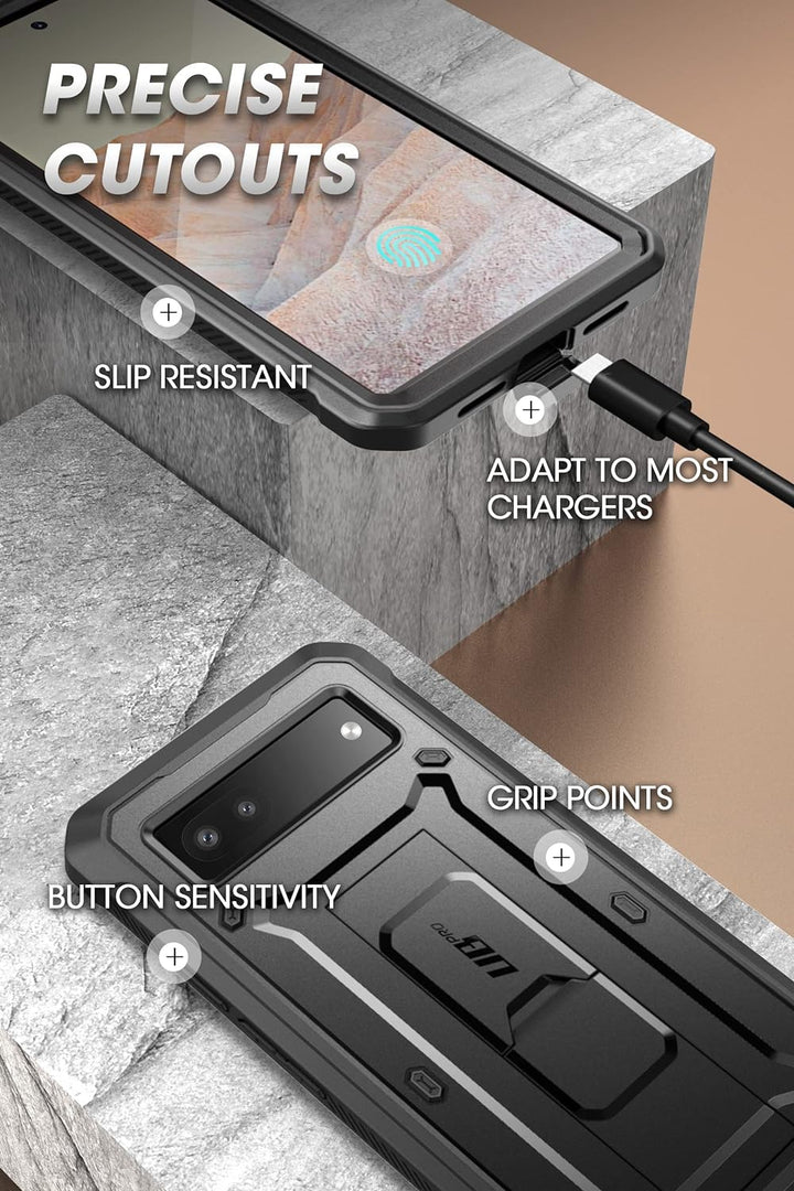 SUPCASE Outdoor Hülle für Google Pixel 7A, 360 Grad Handyhülle Bumper Case Robust Schutzhülle Cover