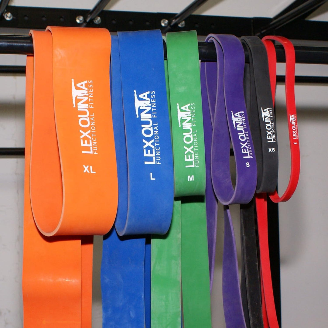 Lex Quinta Power Band - 6 Stärken XXS bis XL - Klimmzugband - Pullup Support - Fitnessband - Widerst