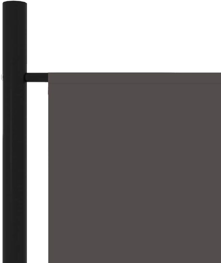 Tidyard 6tlg Raumteiler Trennwand Paravent Wand Anthrazit 300x180 cm
