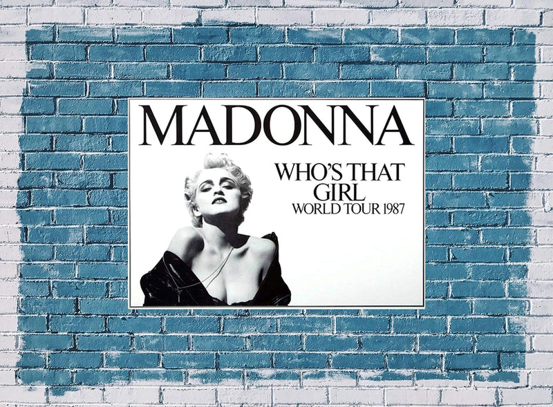 Madonna - Whos That Girl, 1987 » Konzertplakat/Premium Poster | Live Konzert Veranstaltung | DIN A1