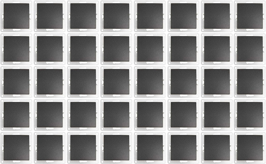 MC POWER - 40er Pack Wechselschalter | FLAIR | Schalter Set im Vorteilspack mit Klemmanschluss, anth