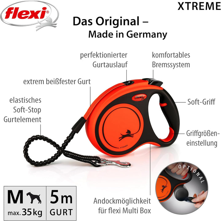 FLEXI XTREME CINTA (T-M 5 M HASTA 35 KG) Rot M - 5 m, Rot M - 5 m