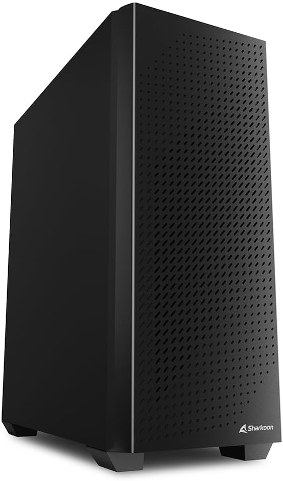 Sharkoon VS9 Midi ATX PC Gehäuse, schwarz