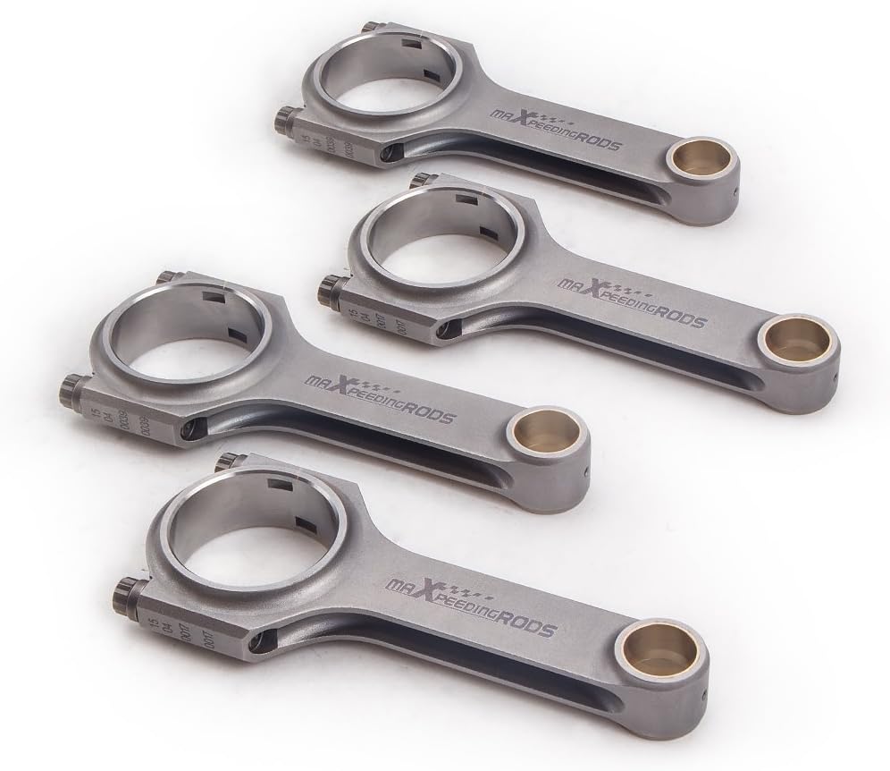 maXpeedingrods Stahlpleuel H-Schaft 144 / 20mm ARP 2000 für VW für Audi 1.8T AGU BAM Biella