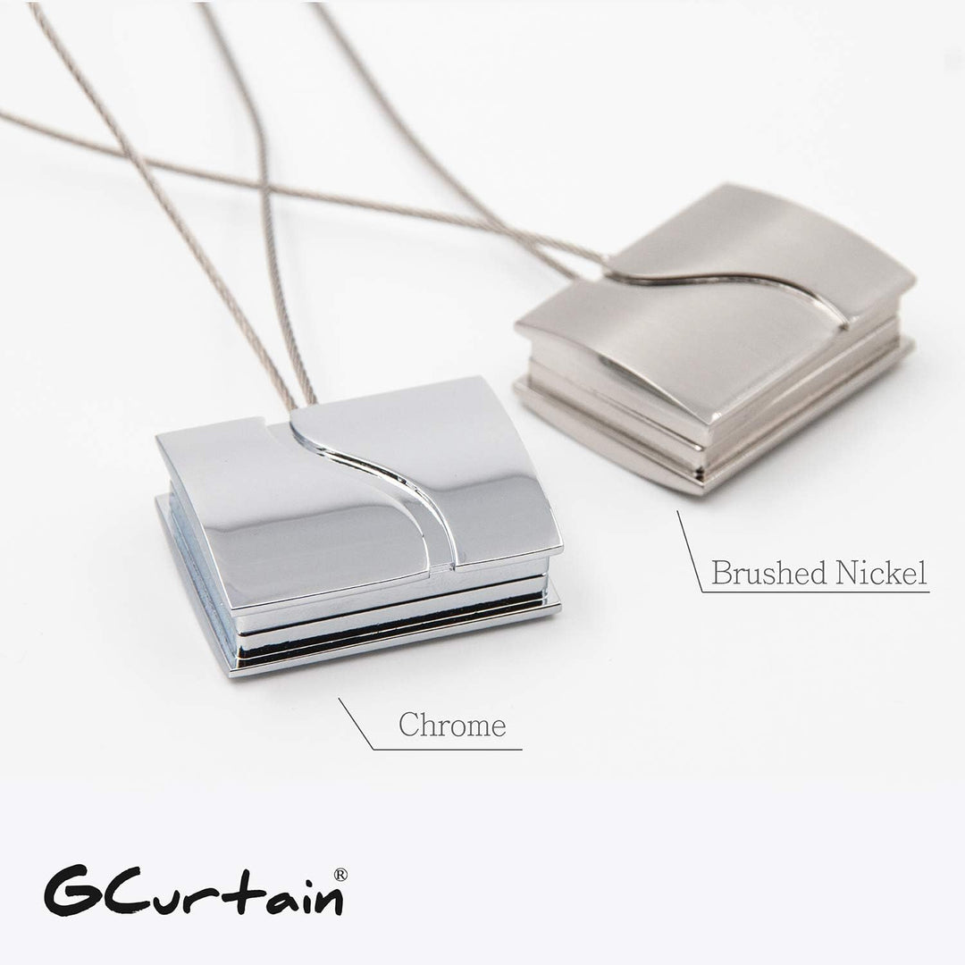 Gcurtain Quadrat Magnetische Vorhang Raffhalter Vorhang Clips, 2 Stück Vorhanghalter Magnet für gros