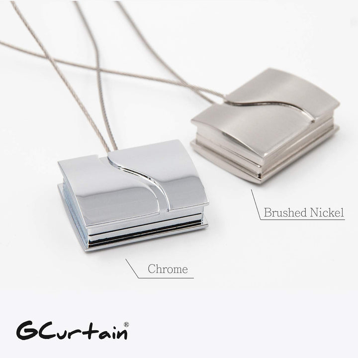 Gcurtain Quadrat Magnetische Vorhang Raffhalter Vorhang Clips, 2 Stück Vorhanghalter Magnet für gros