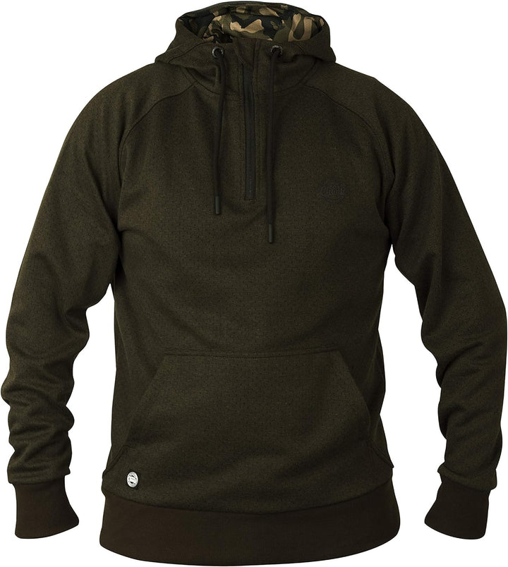 Fox Chunk Dark Olive Hoodie - Angelpullover für Karpfenangler, Pullover für Angler, Kapuzenpullover,