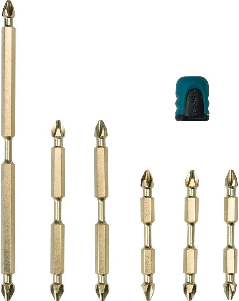 Makita b-44987 Impact Gold doppelendigen Power Bits mit Mag Boost, 7 Stück