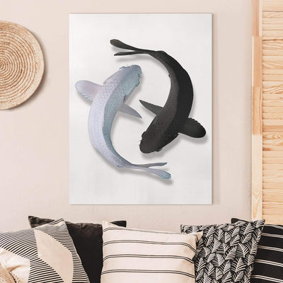 Bilderwelten Leinwandbild Jonas Loose Fische Ying & Yang 40 x 30cm Canvas 40cm x 30cm - Canvas, 40cm