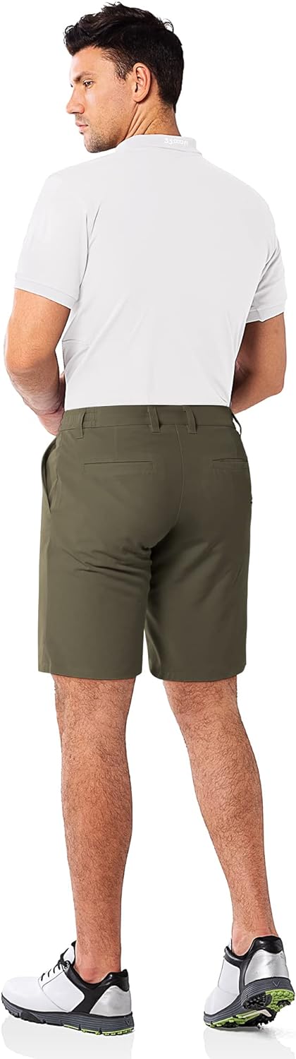 33,000ft Herren Golf Shorts UPF 50+ Stretch Shorts Leichte Schnelltrocknende 9" Bermuda Shorts Kurze