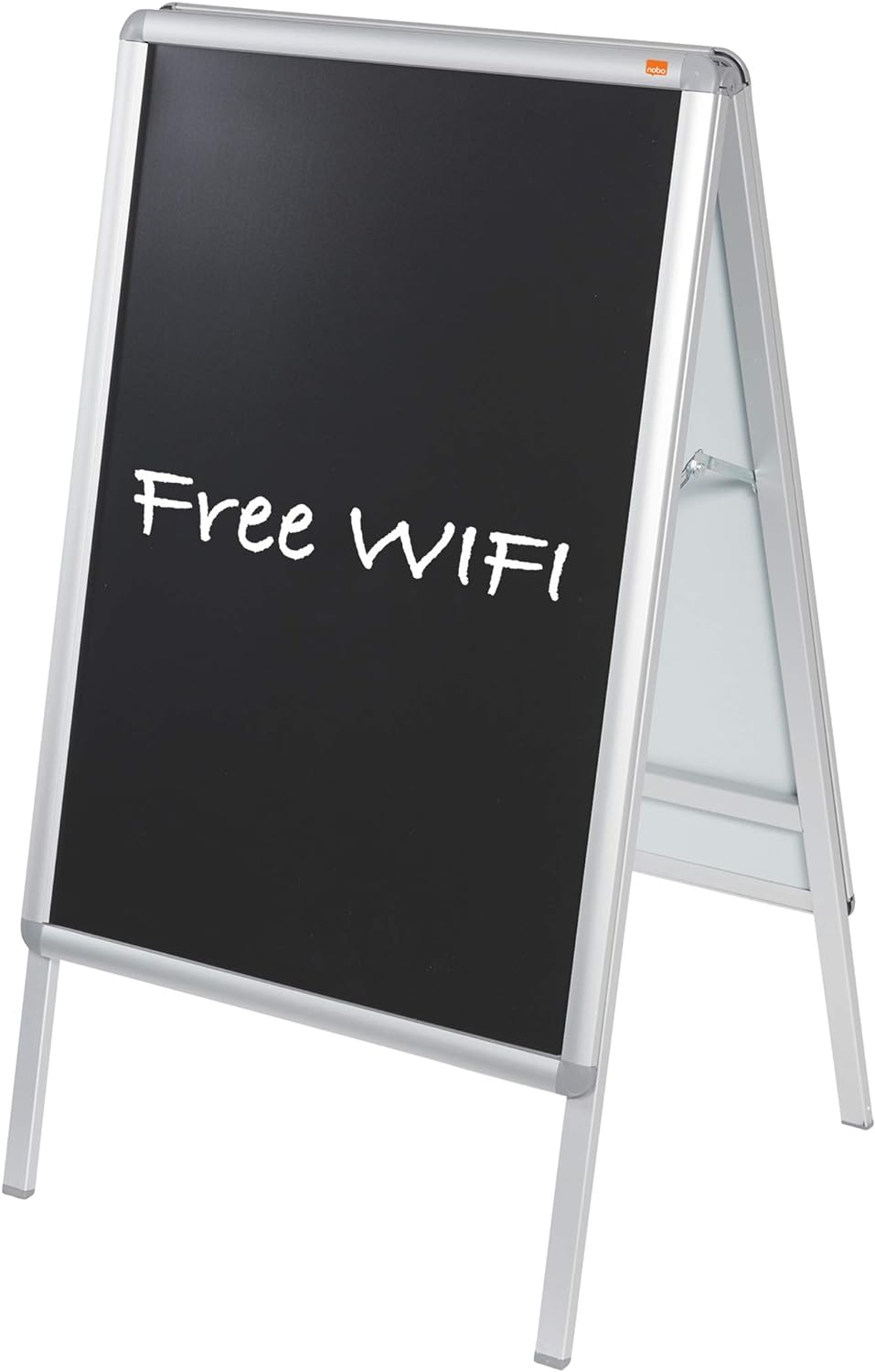 Nobo Premium Plus Tafeleinsatz für Plakatständer und Plakatrahmen, Grösse A1, Kreidetafel mit abwisc