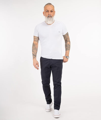 Indumentum Chino Hose Basic Regular Fit IR-506 32W / 30L Dunkelblau, 32W / 30L Dunkelblau