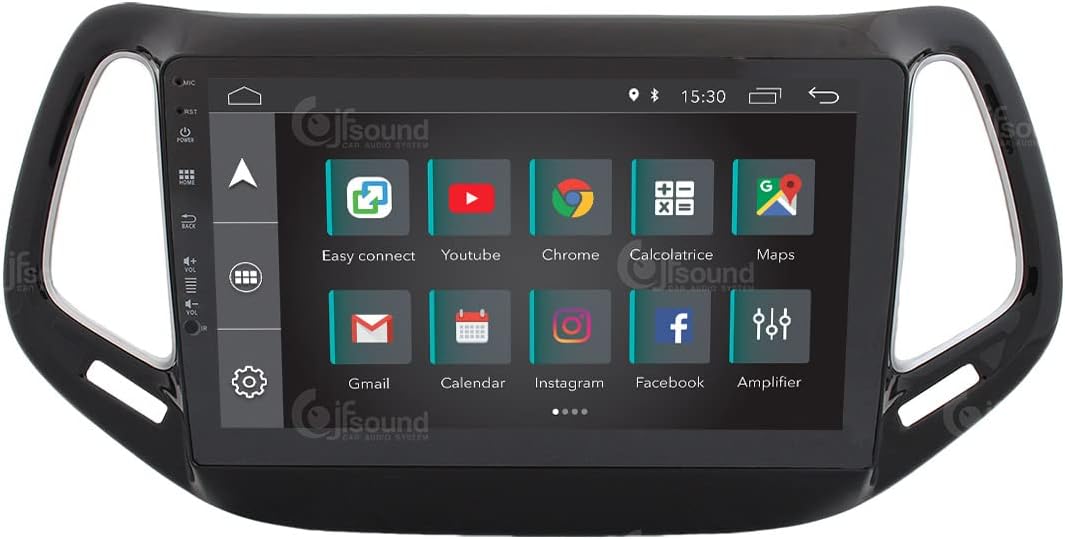 Costum fit Autoradio für Jeep Compass Android GPS Bluetooth WiFi Dab USB Full HD Touchscreen Display