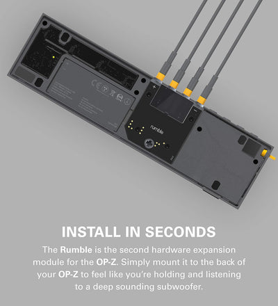 Teenage Engineering Rumble Module Subwoofer für OP-Z für Sequencer (Synthesizer Vibrationsmodul einf