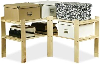 MODO24 Holzregal 2 Böden 50x85x38 Kellerregal Lagerregal Bücherregal B-09 HIT !
