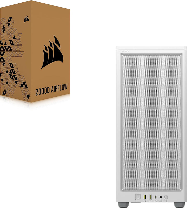 Corsair 2000D Airflow PC-Gehäuse Mini ITX – Format Mini ITX – Platten aus Netzstahl – DREI GPU-Steck