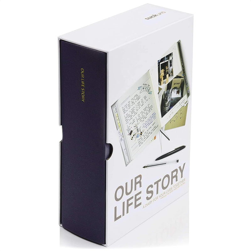 SUCK UK Unsere Lebensgeschichte – schwarz Our Life Story Black, Our Life Story Black