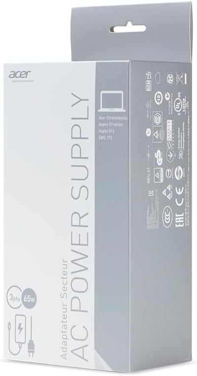 Acer Adapter für Aspire Switch 11/12 (65 Watt) schwarz, schwarz