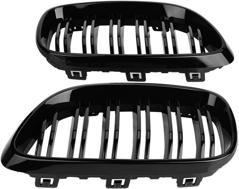 Broco 1 Paar Gloss Black Design Frontstossstange-Grill-Grill for BMW 2 Serie F22 F23 F87 M2 2012-201