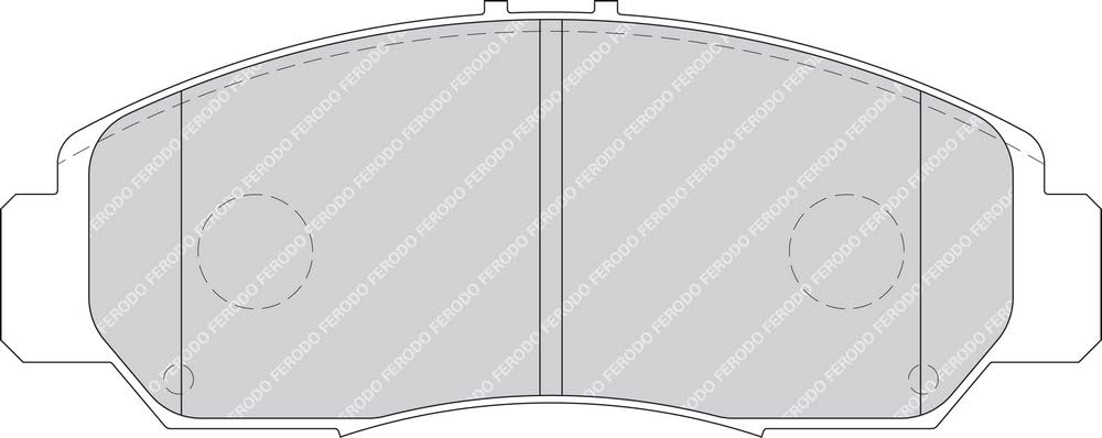 Ferodo FDB1669 PREMIER Bremsbelagsatz, Scheibenbremse - (4-teilig) - (4 Stück)