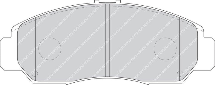 Ferodo FDB1669 PREMIER Bremsbelagsatz, Scheibenbremse - (4-teilig) - (4 Stück)