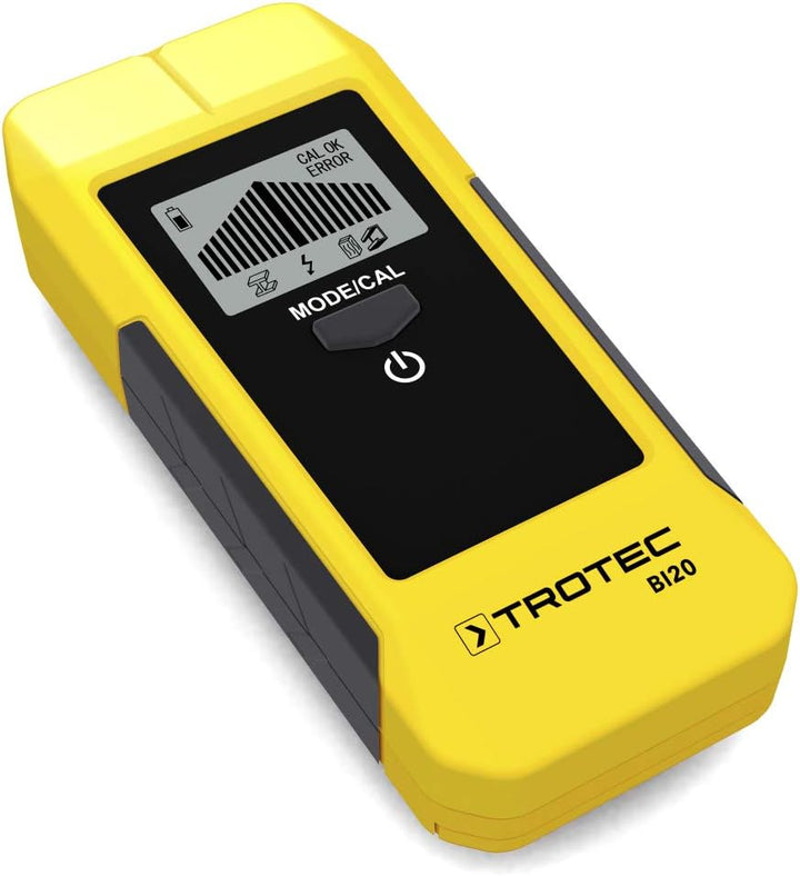 TROTEC Ortungsgerät BI20 – Kabelfinder, Leitungsfinder für Wand – Detektionstiefe von Stromleitung b