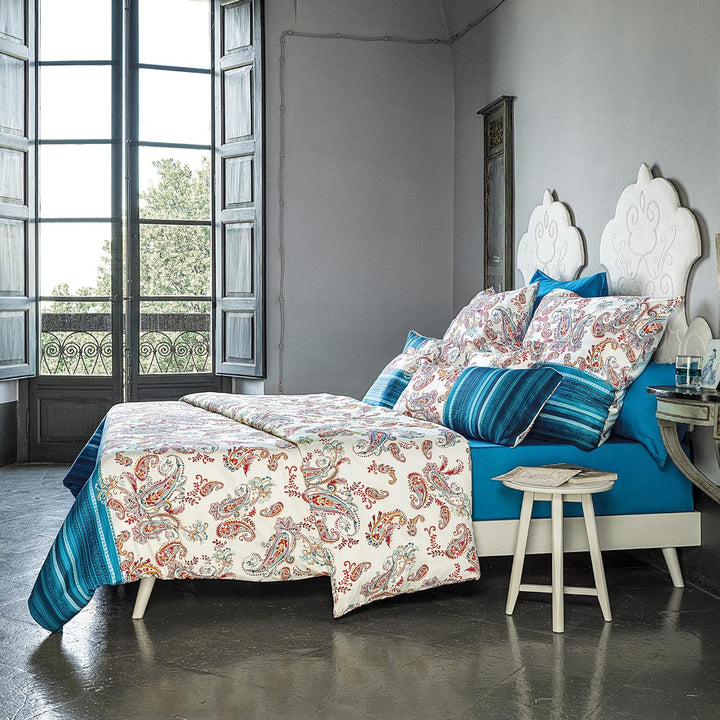 Bassetti Bettwäsche Set, Baumwolle, Azur, 135x200 135x200 Azur, 135x200 Azur