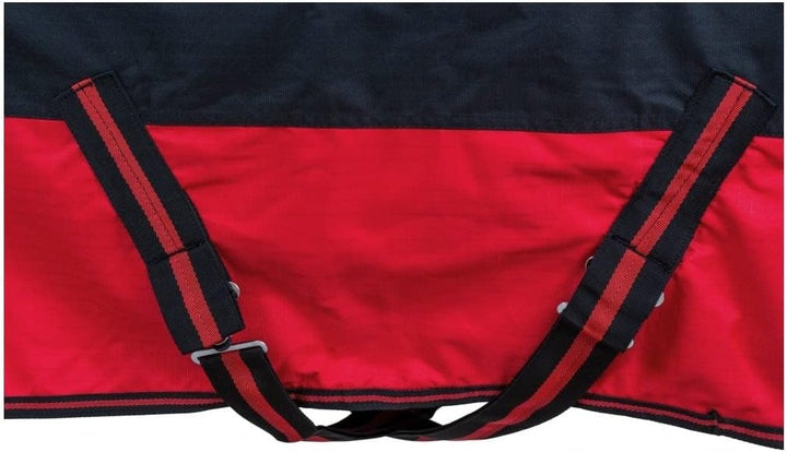 RL24 - Weidedecke Full Neck Basicline 600D Nylonfutter mit Füllung | Pferde Winterdecke | wasserdich