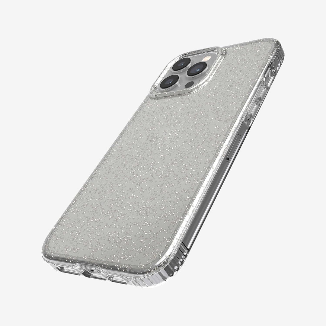 Tech 21 Evo Sparkle Schutzhülle für iPhone 13 Pro Max – Schimmernde Schutzhülle mit 3,6 m Multi-Drop